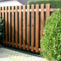 Portillon en Bois Rustique pour un Accueil Chaleureux Alencon